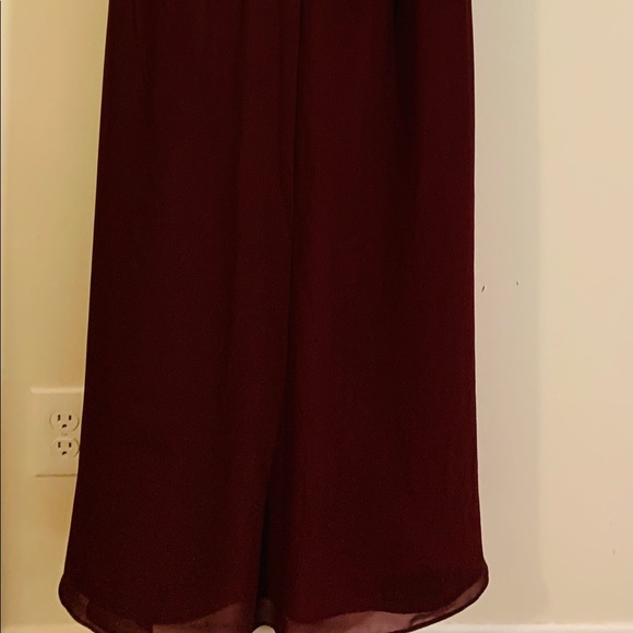 Burgundy bridesmaid or prom dress - Picture 2 of 4